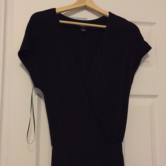 Alfani Black Short Sleeve Pantsuit - Picture 3 of 4